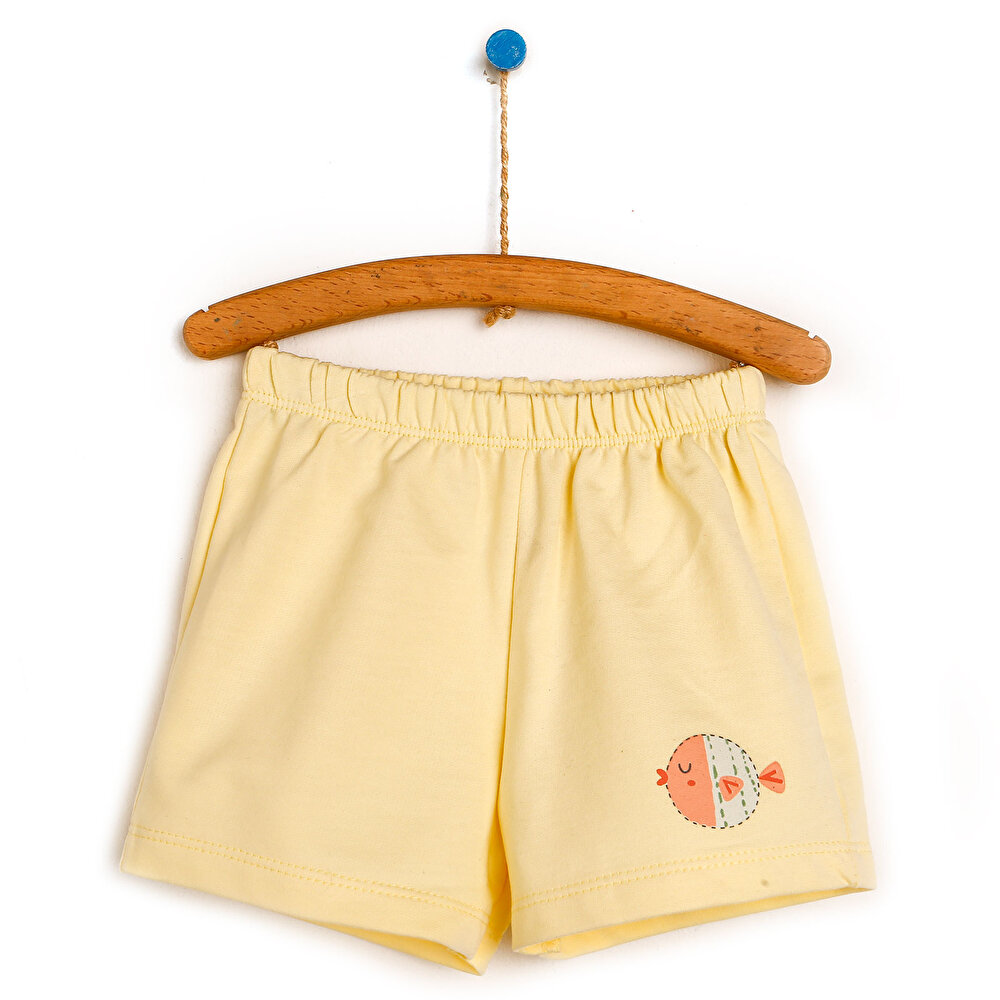 Basic Kız Bebek Örme Shorts Kız Bebek