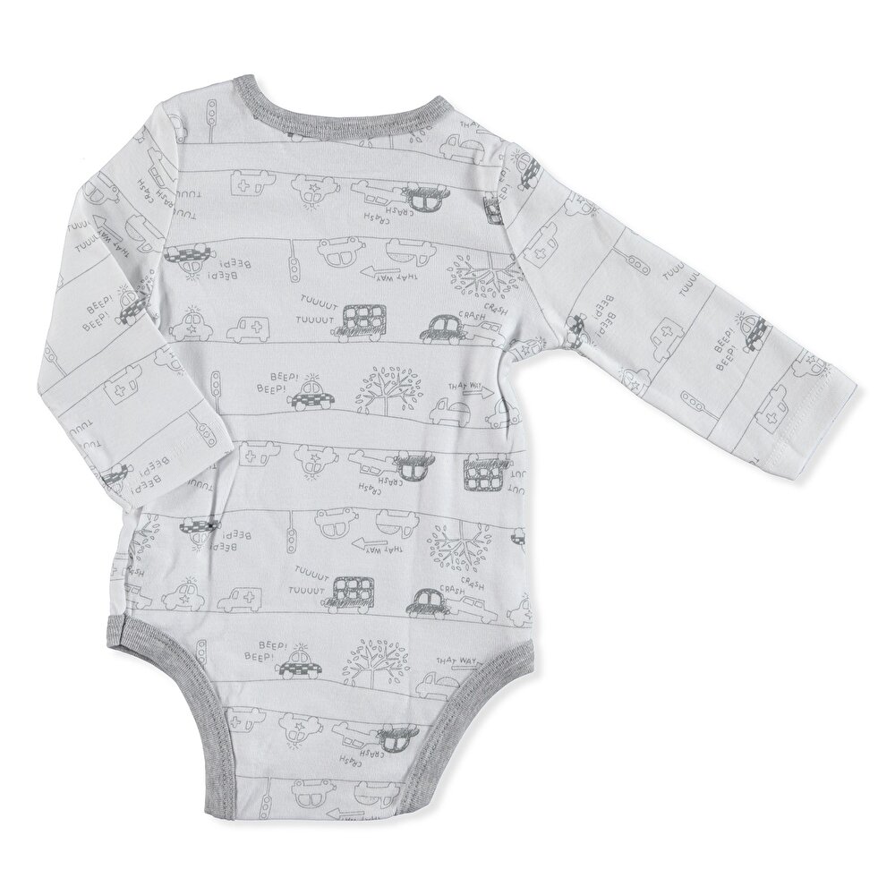 Bebek Baskılı Uzun Kol Body