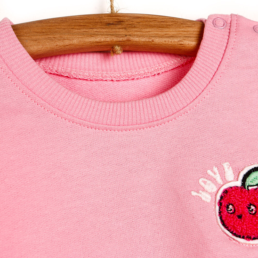 Flower Power Sweatshirt-Pantolon Kız Bebek