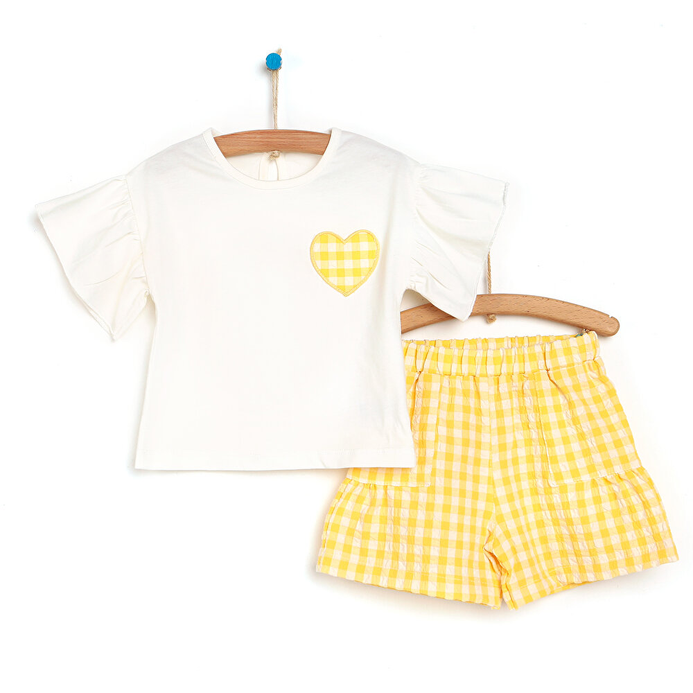 Love Tshirt-Şort Kız Bebek