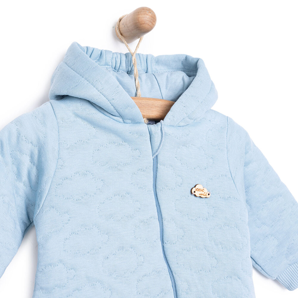 Yenidoğan Clouds Erkek Kapitone Kapüşonlu Tulum