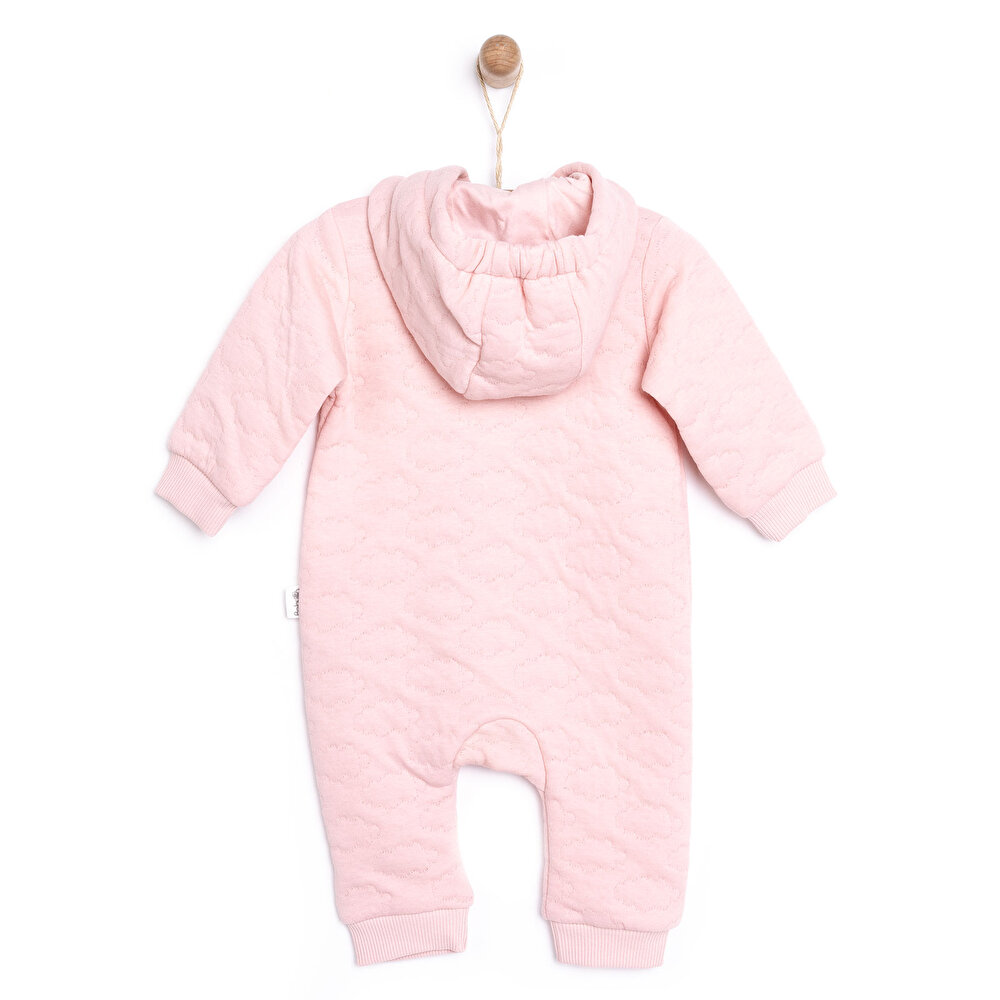 HelloBaby Yenidoğan Kapitone Kapüşonlu Tulum Kız Bebek