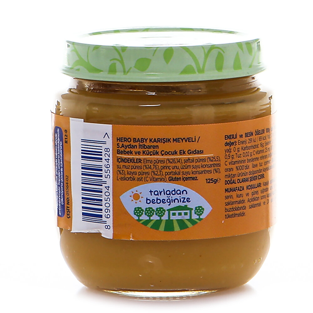Karışık Meyveli Kavanoz Mama 125 gr