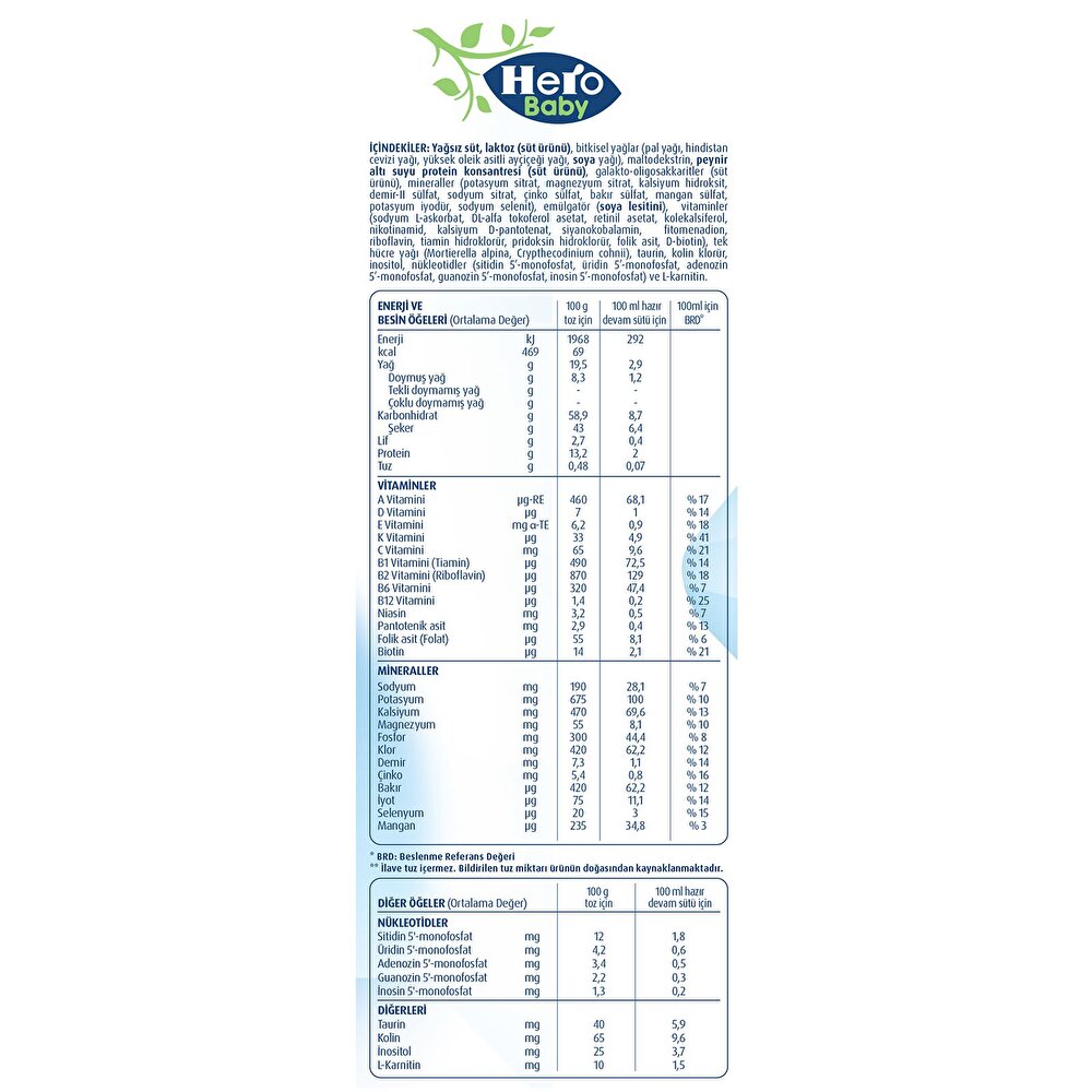 Nutradefense 3 Devam Sütü 350 gr 1-3 Yaş