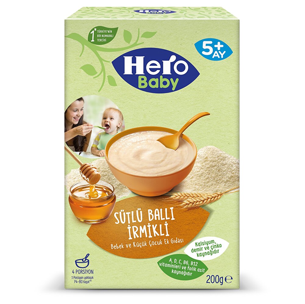 Sütlü Ballı İrmikli Kaşık Maması 200 gr