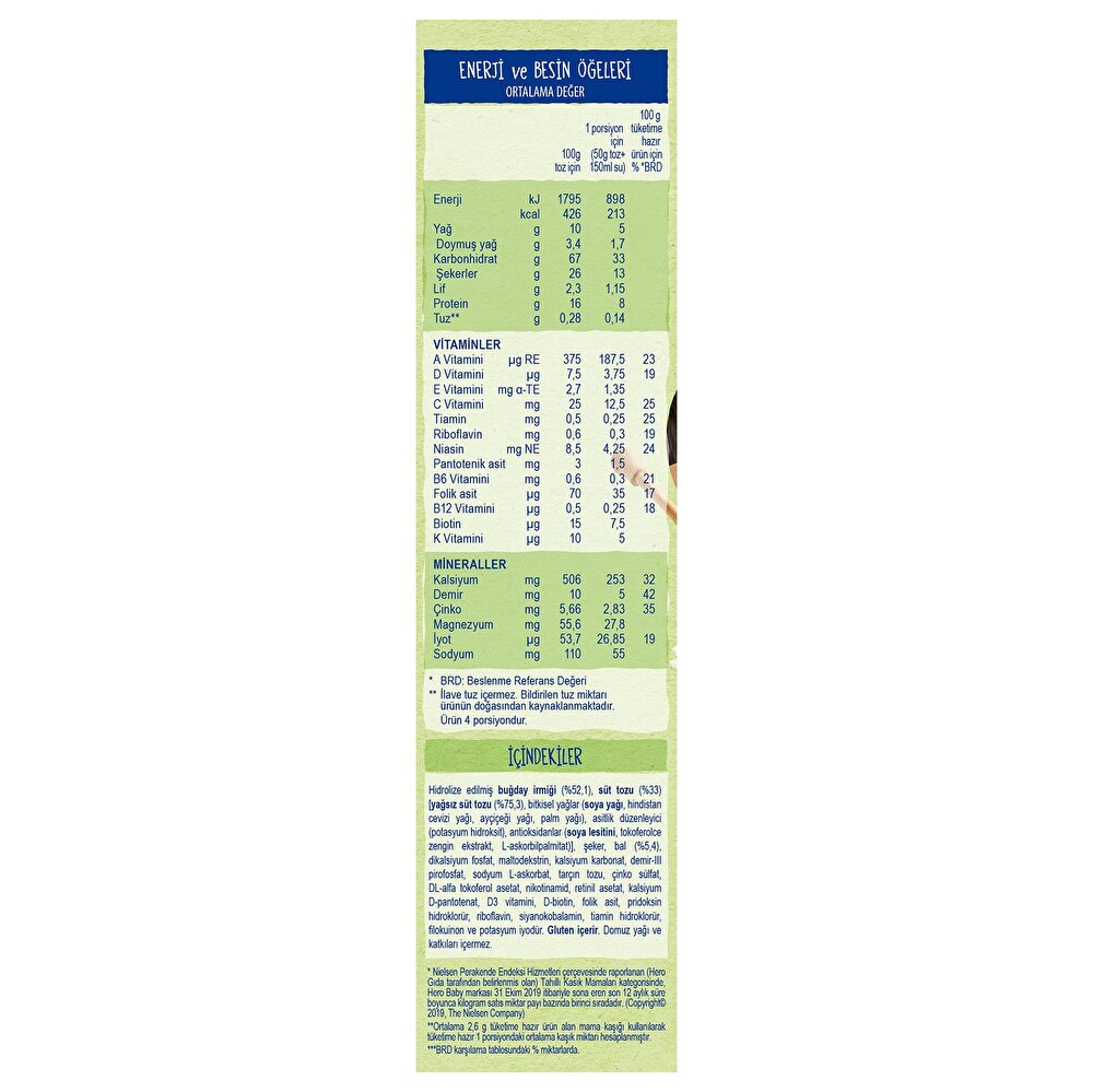 Sütlü Ballı İrmikli Kaşık Maması 200 gr