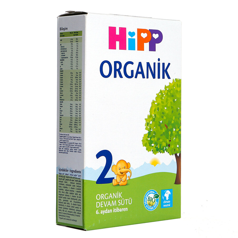 2 Organik Devam Sütü 300 gr 6+ Ay