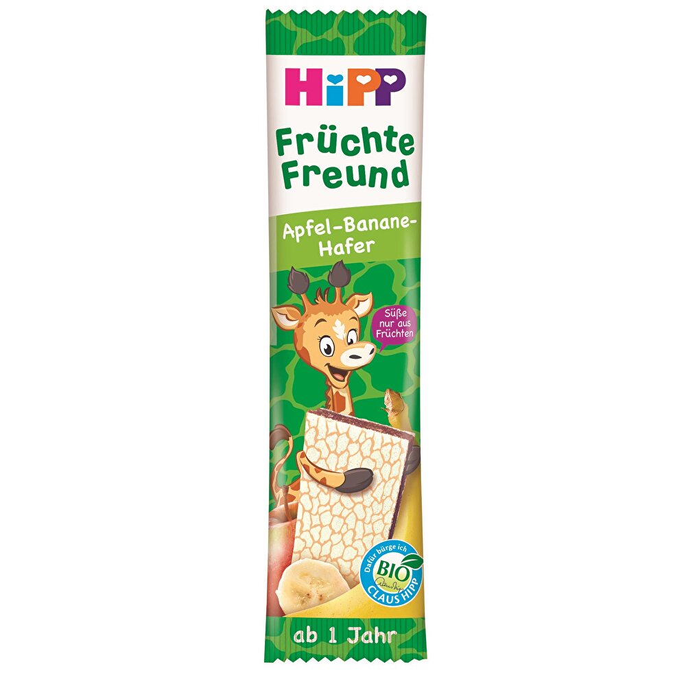 Organik Elmalı Muzlu Yulaflı Meyve Barı 23 gr