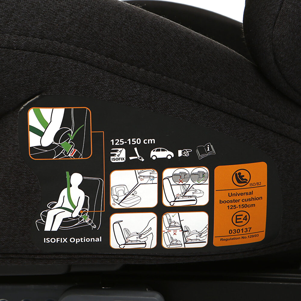 I-Size X8(125-150 cm) 15-36 Kg Yükseltici-Booster