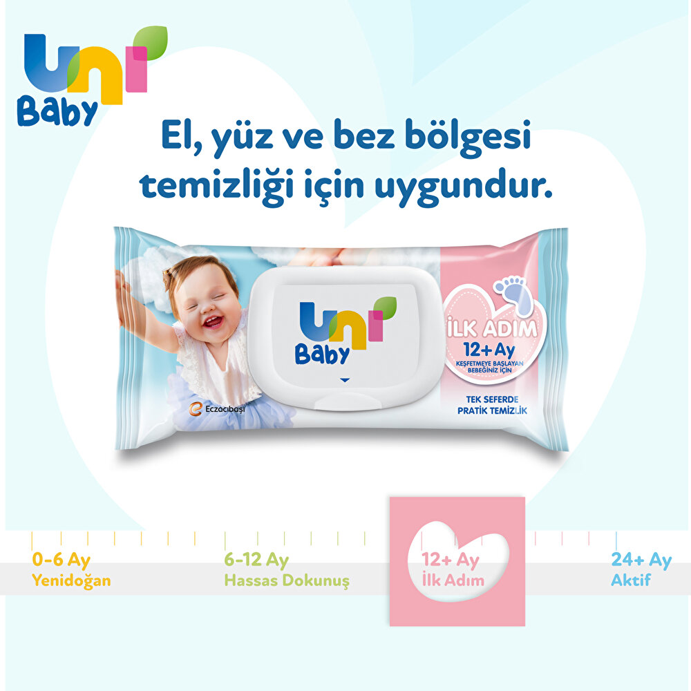 İlk Adım Islak Mendil 24x52 Adet
