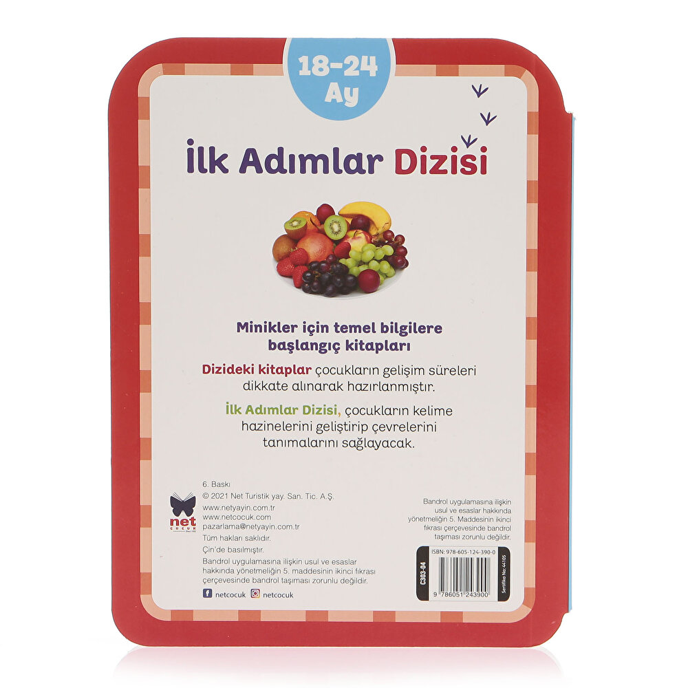 İlk Adımlar Dizisi 4lü Eğitici Bebek Kitap Seti