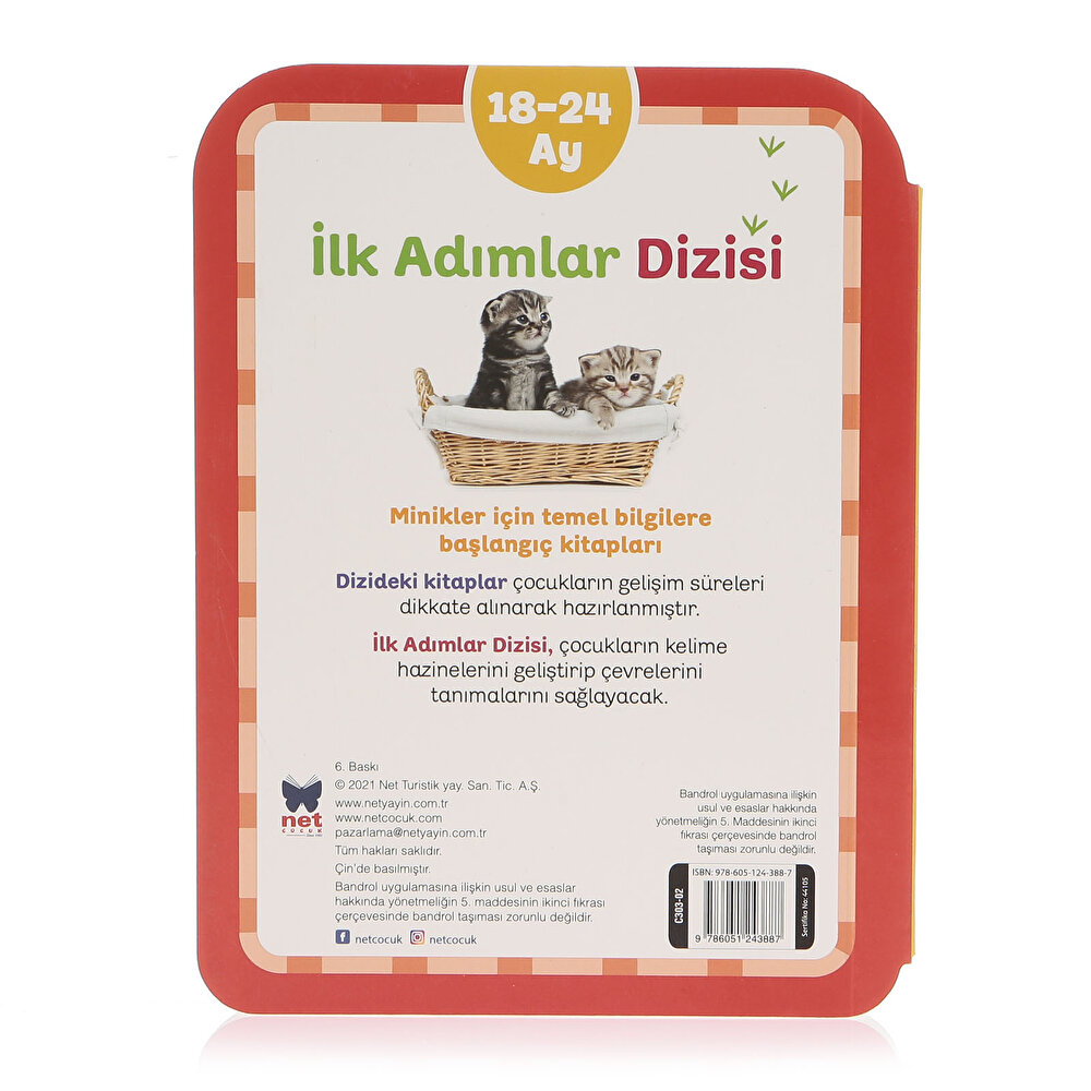 İlk Adımlar Dizisi 4lü Eğitici Bebek Kitap Seti