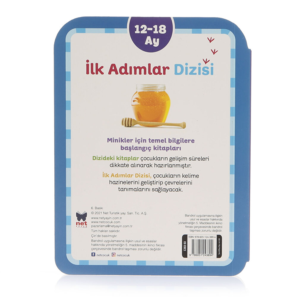 İlk Adımlar Dizisi 4lü Eğitici Bebek Kitap Seti