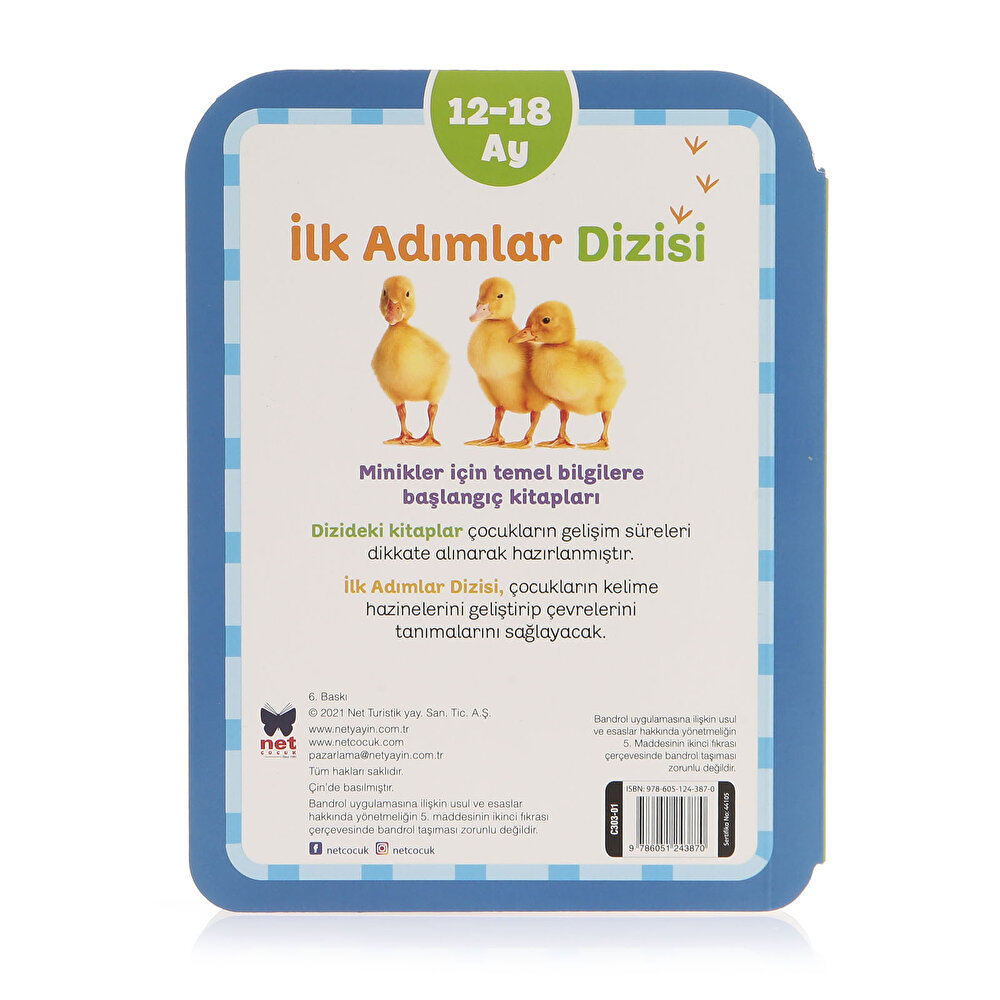 İlk Adımlar Dizisi 4lü Eğitici Bebek Kitap Seti