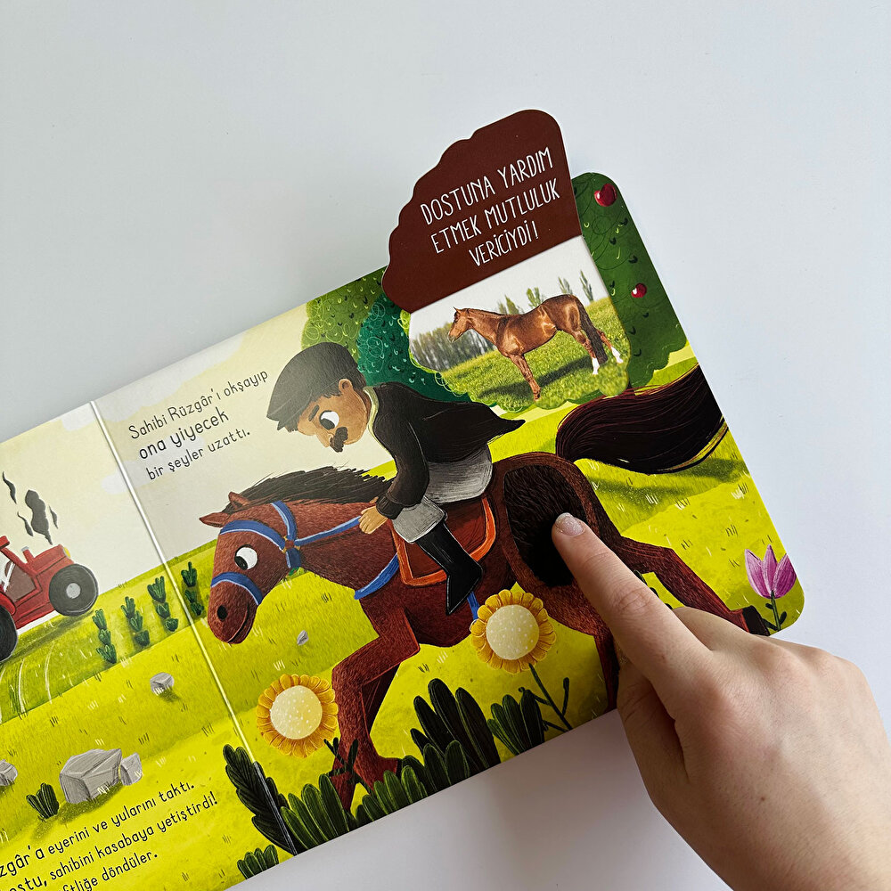 İlk Dokun Hisset Kitabım: Çiftliğe Dokun - Melek Dinçer