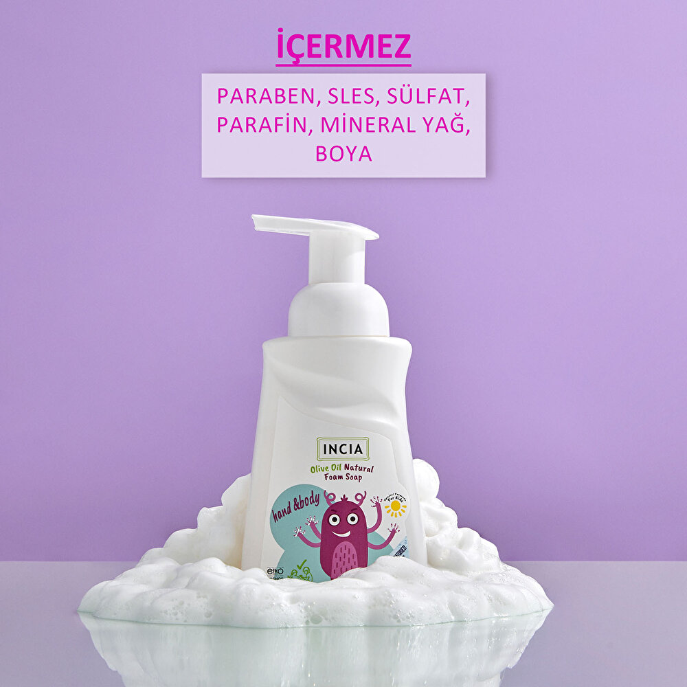 Zeytinyağlı Doğal Köpük Sabun 200 ml