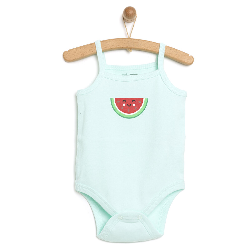 İp Askılı Body Kız Bebek