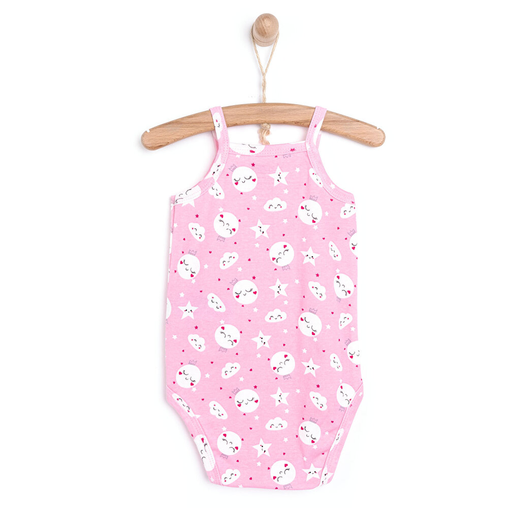 İp Askılı Body Metraj Kız Bebek