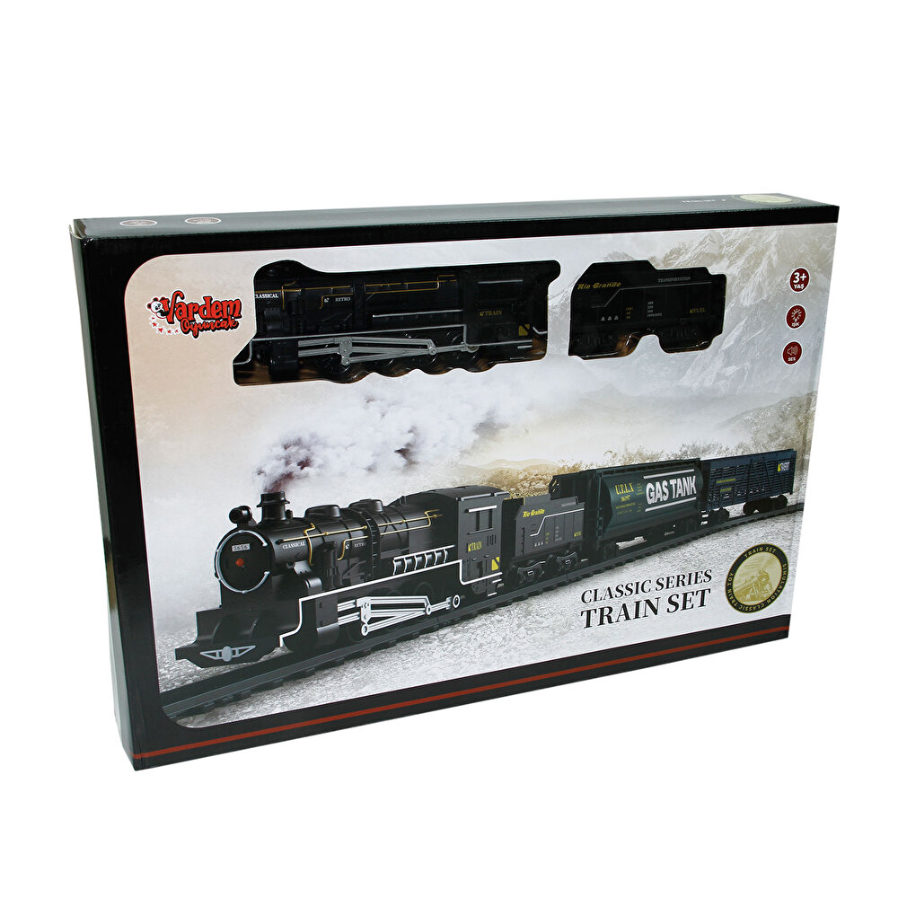 Işıklı ve Sesli 18 Parça Classic Tren