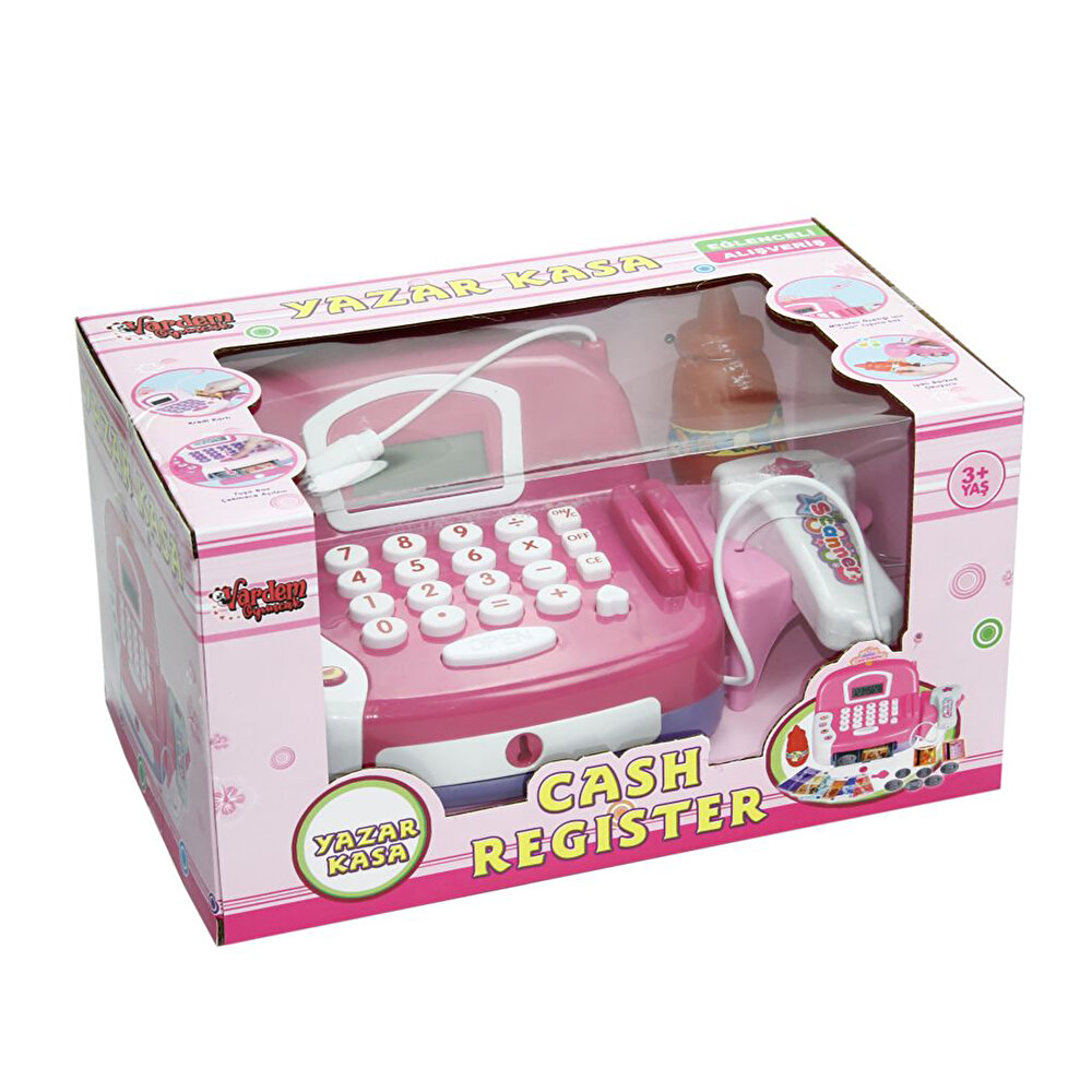 Terazili Işıklı ve Sesli Yazar Kasa Asortili