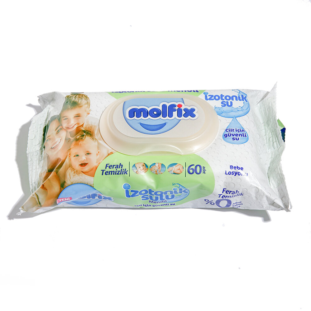 İzotonik Sulu Bebek Islak Mendil 3x60 Adet