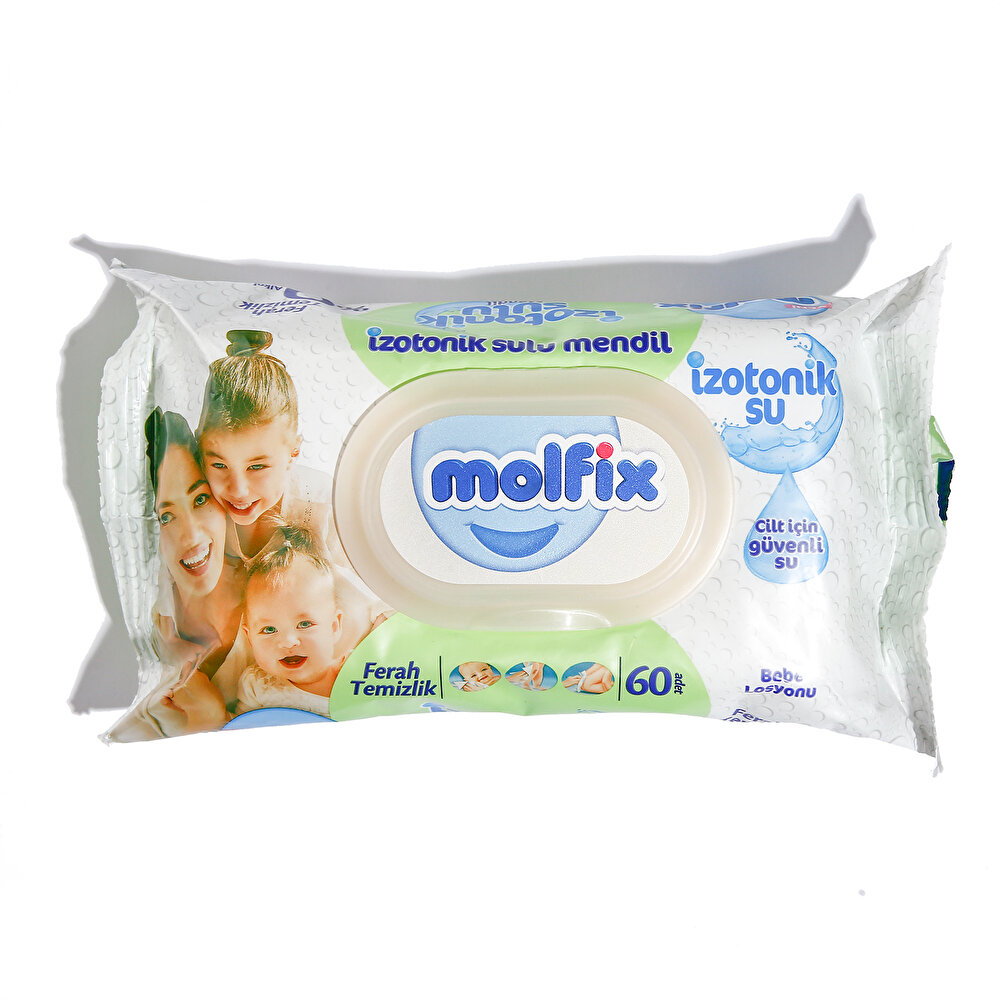 İzotonik Sulu Bebek Islak Mendil 3x60 Adet