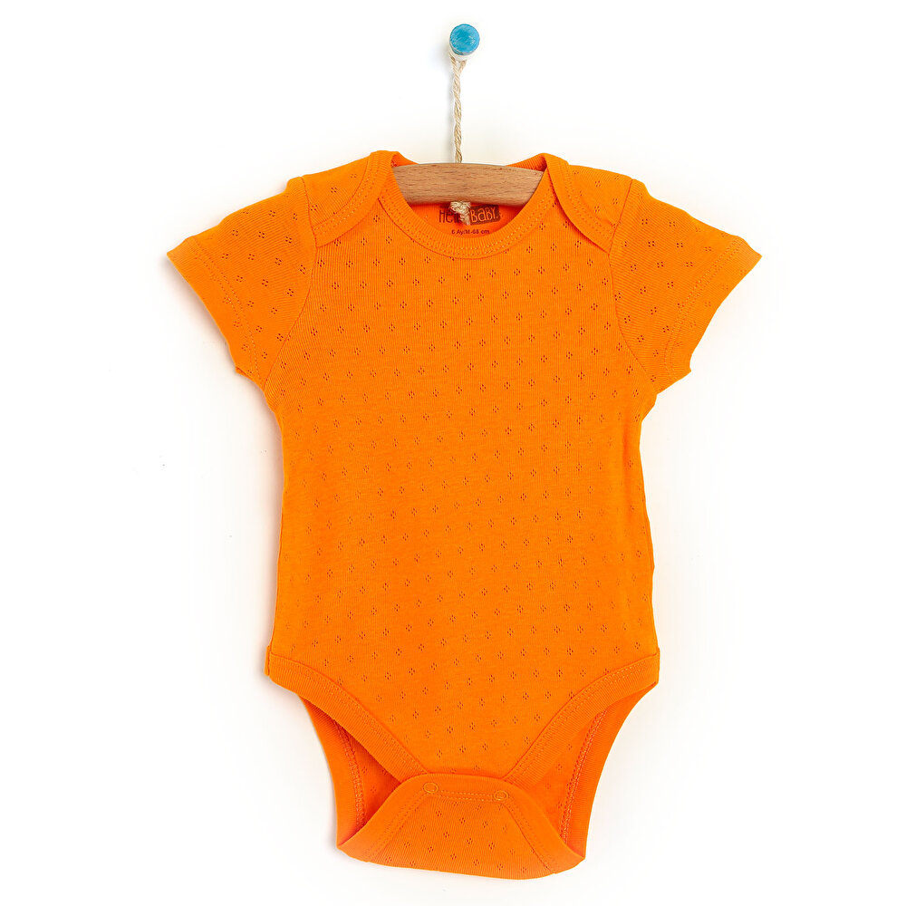 Jakarlı Kısa Kol Body Unisex