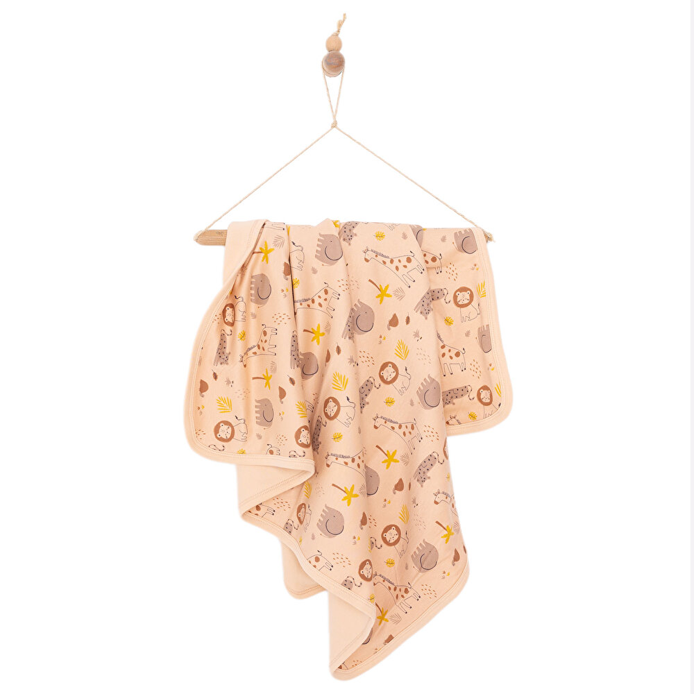 Jungle Desenli Unisex Battaniye Unisex