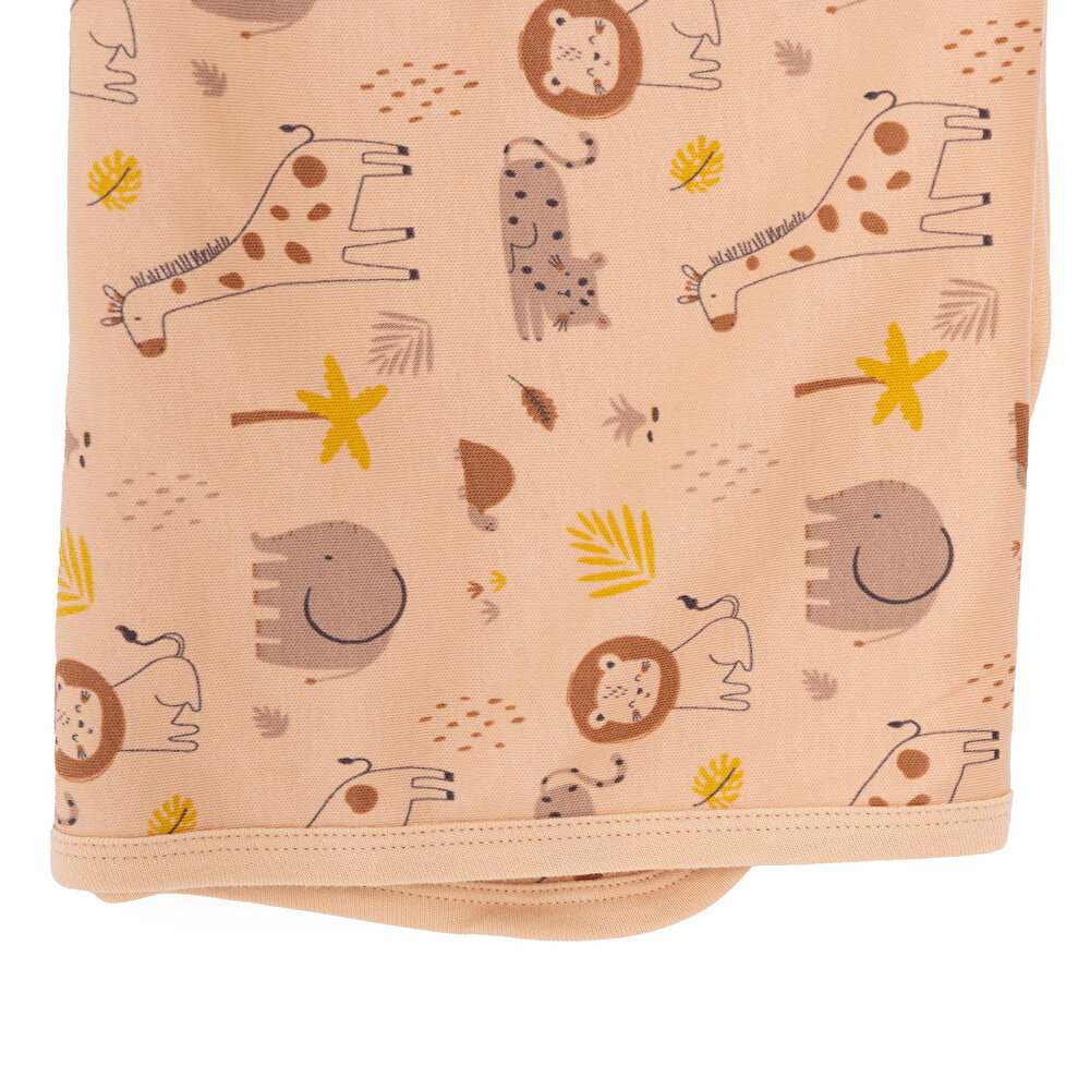 Jungle Desenli Unisex Battaniye Unisex