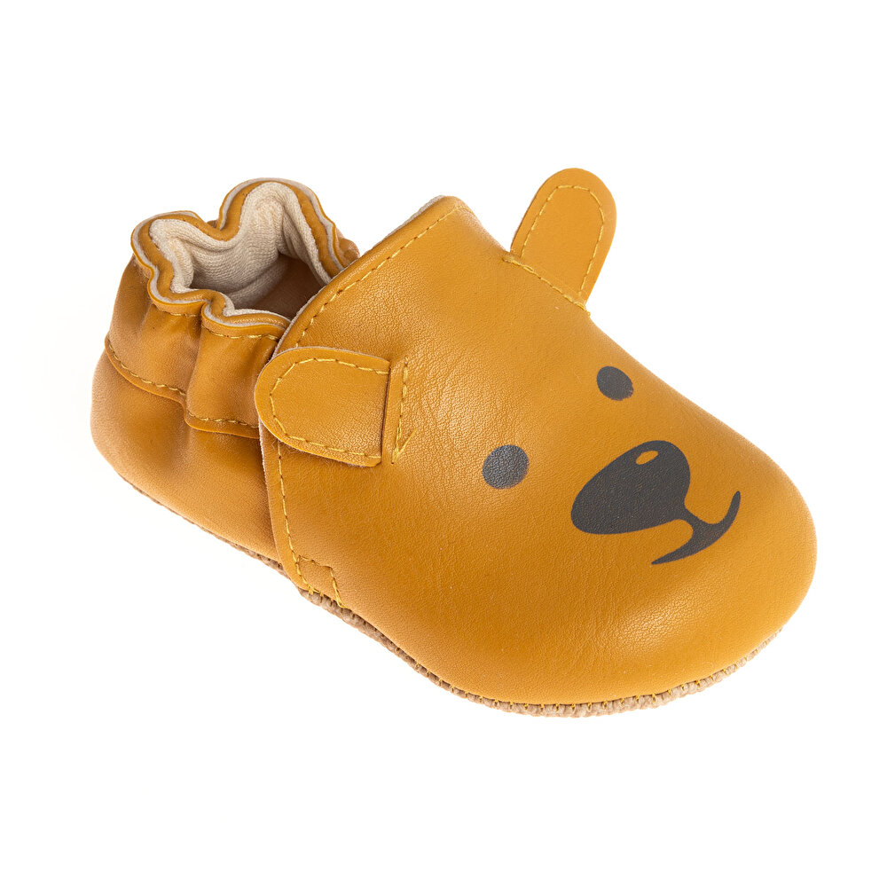 Kahve Ayı Desenli Patik Unisex