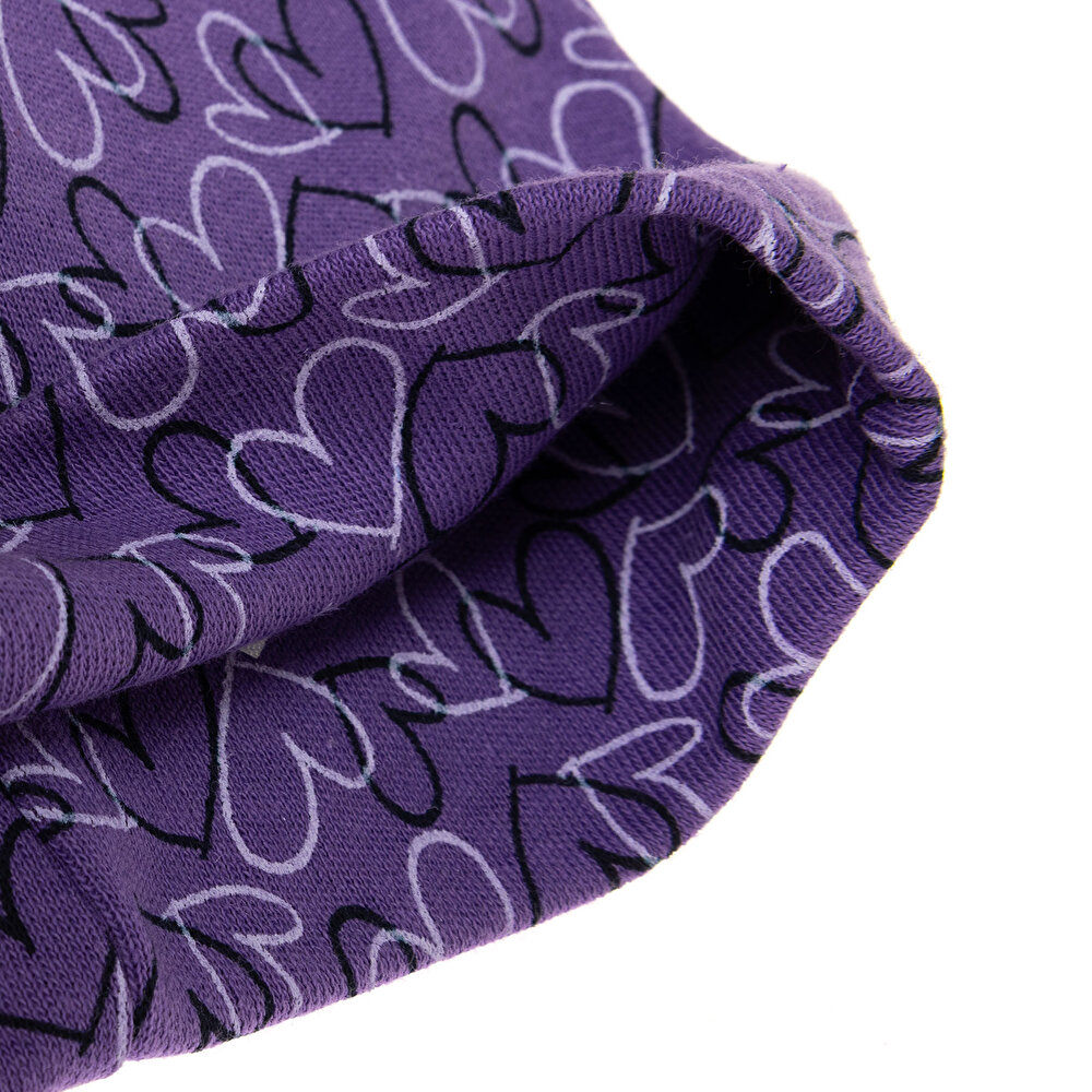 Kalp Desenli Kız 2li Örme Bere Kız Bebek