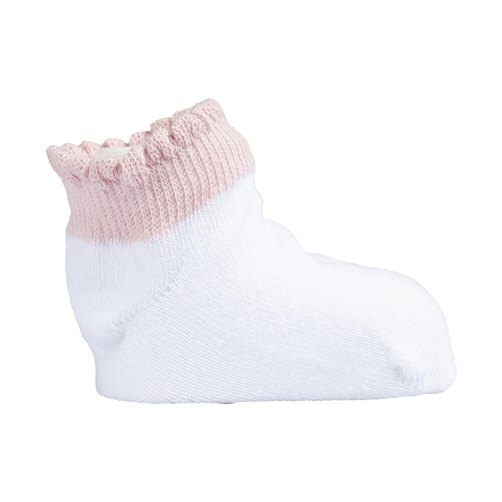 Kalp Desenli Kız 3'lü Bilek Çorap Kız Bebek