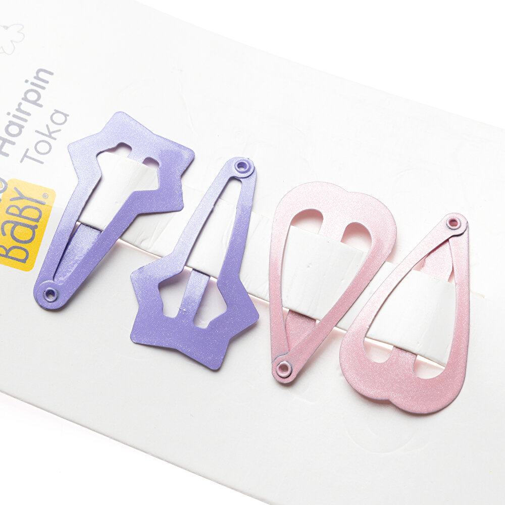 Kalp ve Yıldız Çıt Çıt Toka Kız Bebek