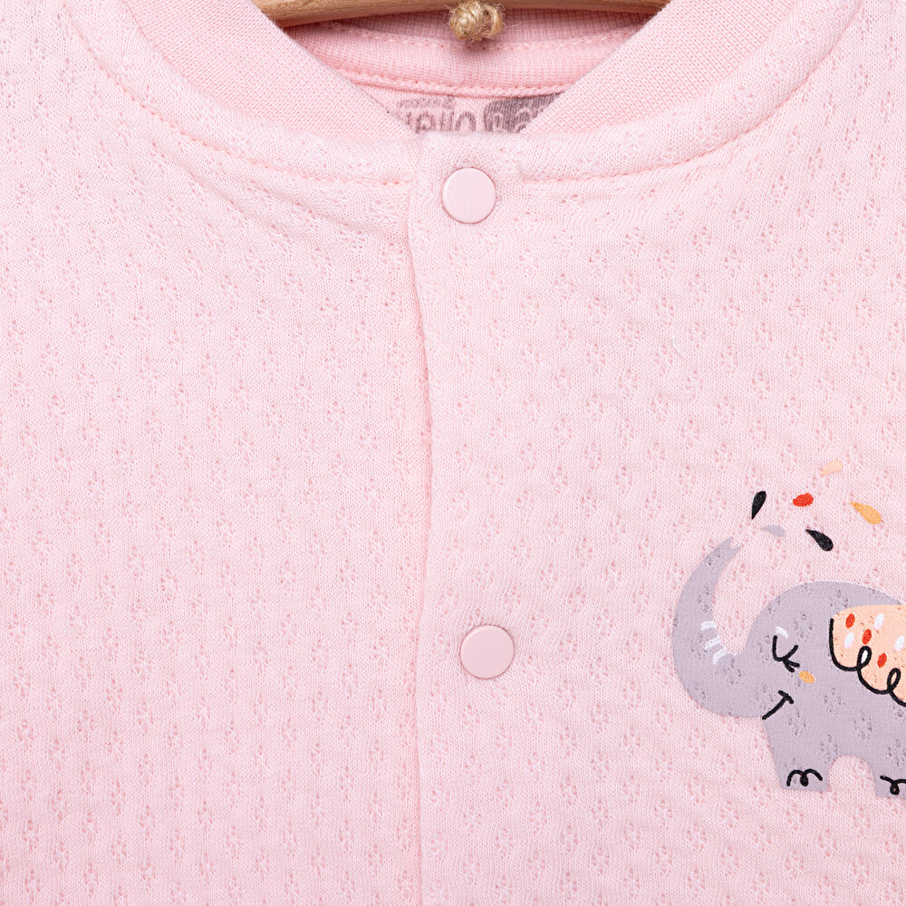 Kapitone Hırka Kız Bebek