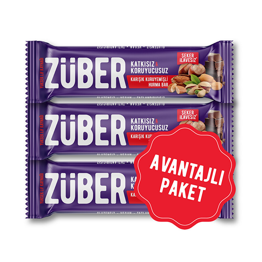 Karışık Kuruyemiş Bar 3x35 gr