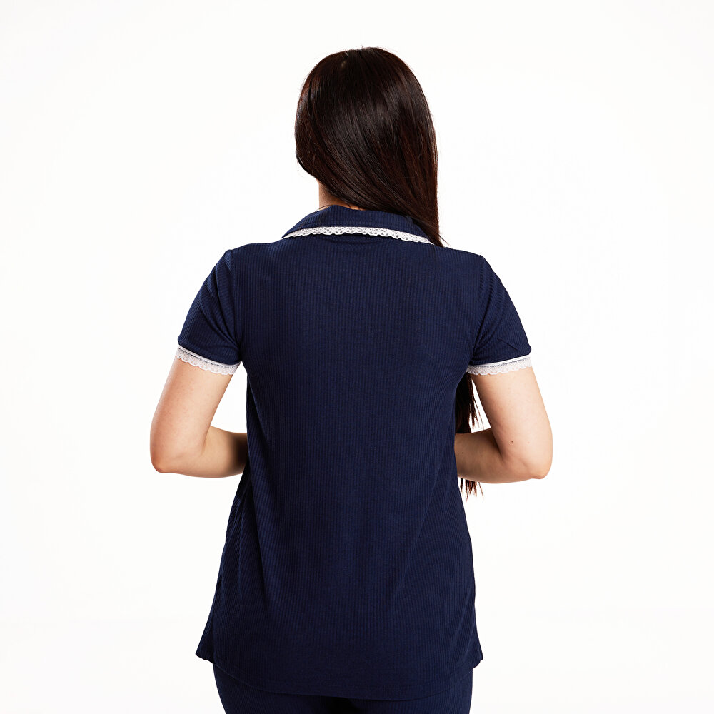 Kaşkorse Pijama Takımı Anne Giyim