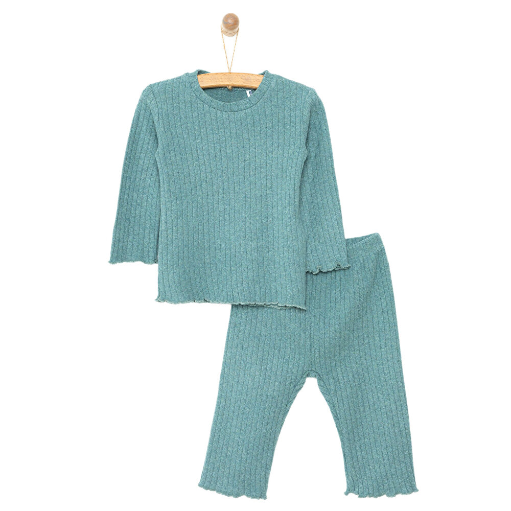 Kaşkorse Uzun Kol Pijama Takımı Kız Bebek