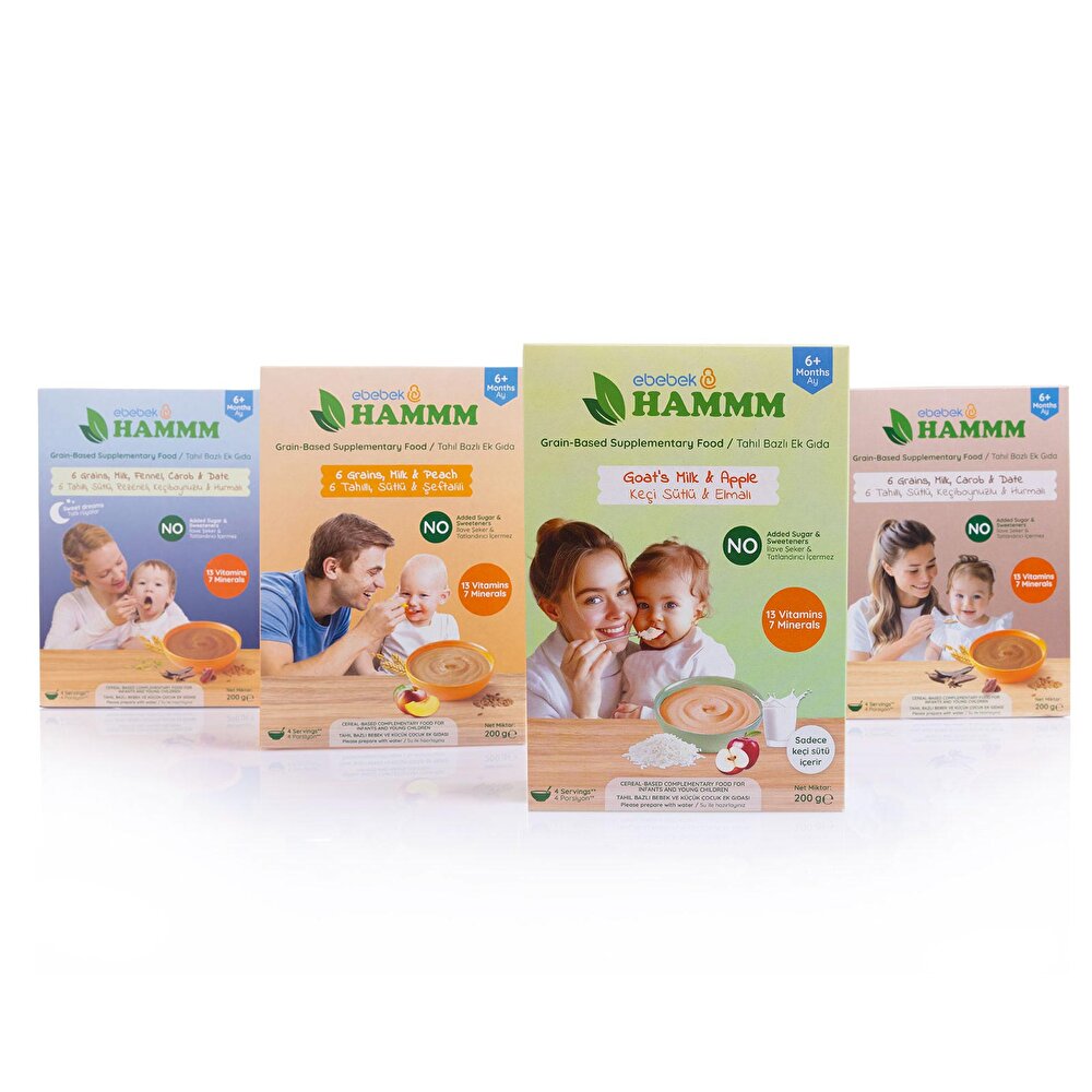 Keçi Sütlü Elmalı Pirinçli Kaşık Mama 200 gr.