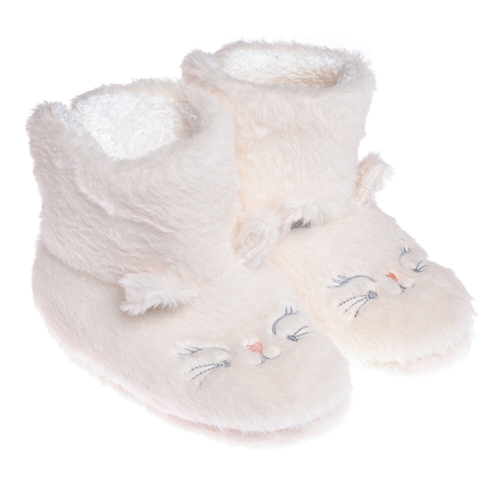 Kedi Desenli Kız Panduf