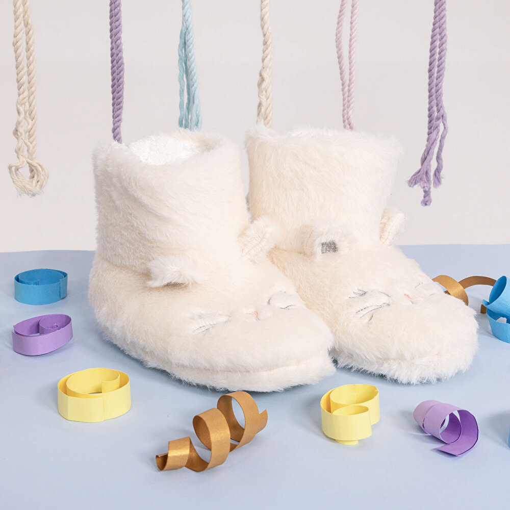 Kedi Desenli Kız Panduf