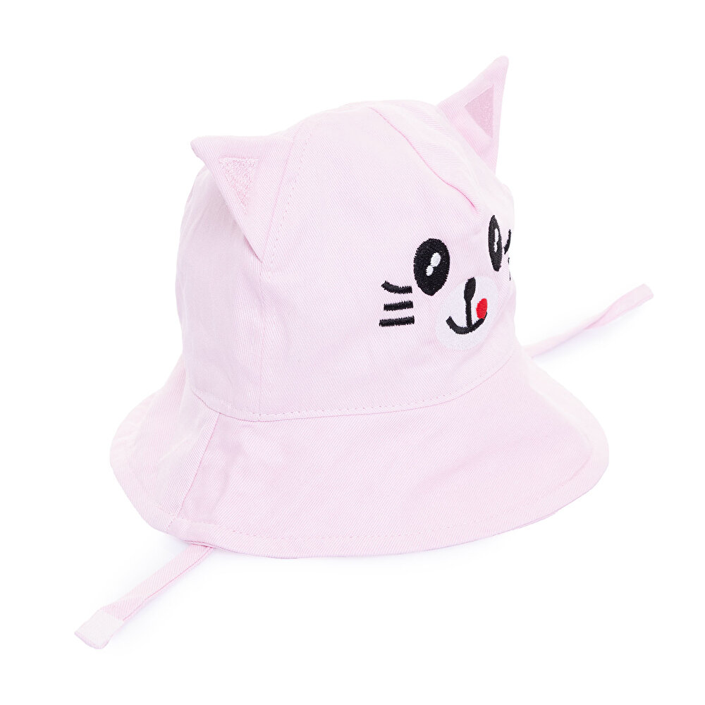 Kedi Model Bucket Kız Şapka Kız Bebek