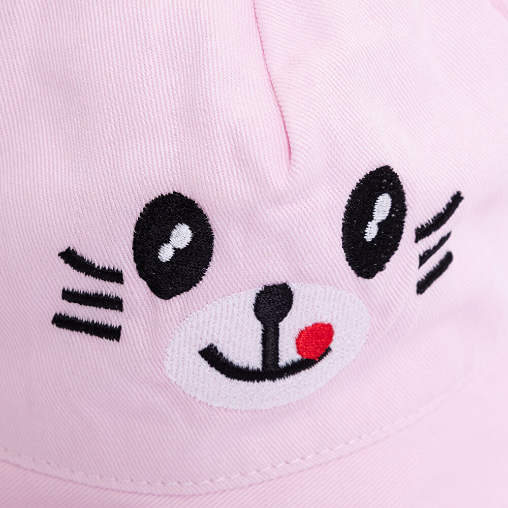 Kedi Model Bucket Kız Şapka Kız Bebek