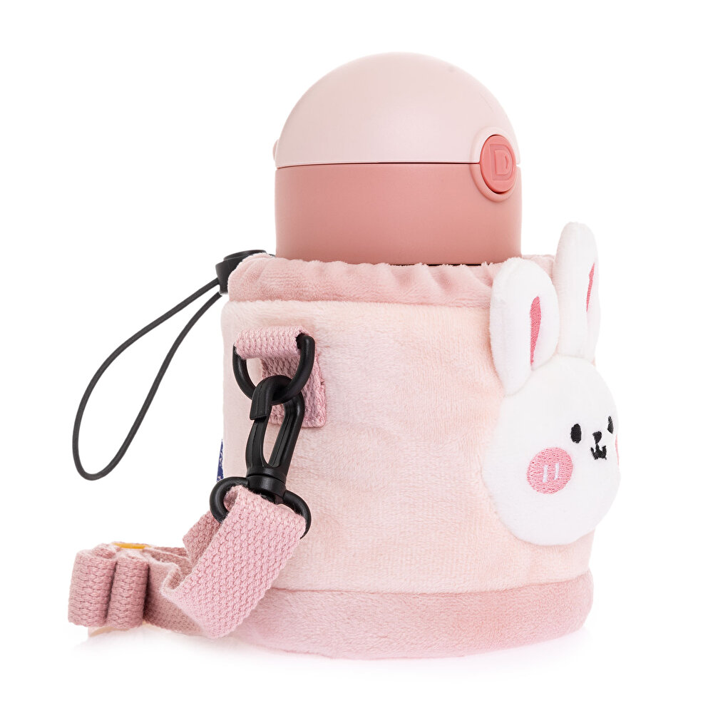 Kılıflı Çelik Matara 480 ml Pembe VGN-89653