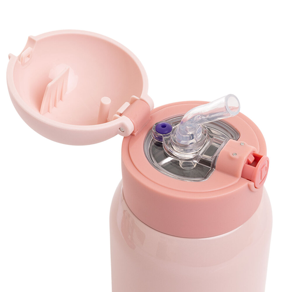 Kılıflı Çelik Matara 480 ml Pembe VGN-89653