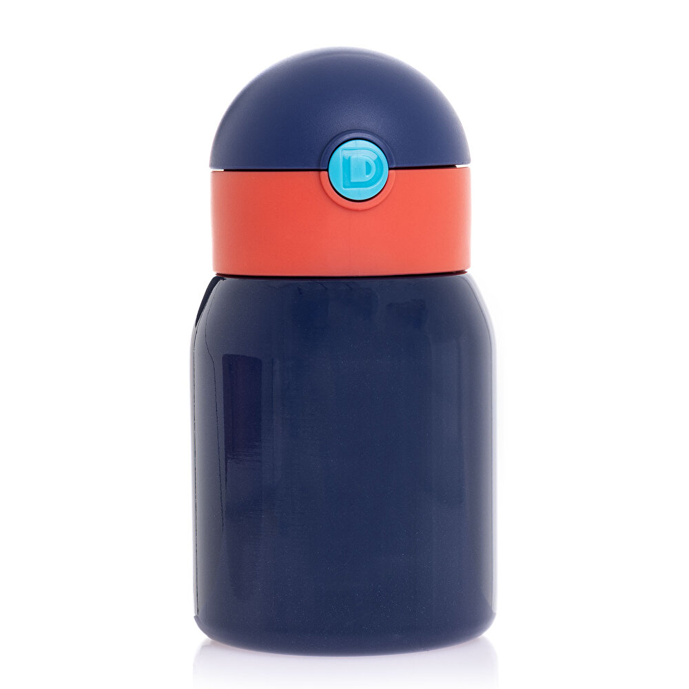 Kılıflı Çelik Termos 480 ml Matara Mavi VGN-89641