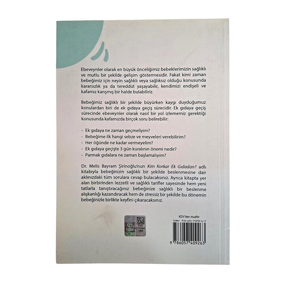 Kim Korkar Ek Gıdadan ?
