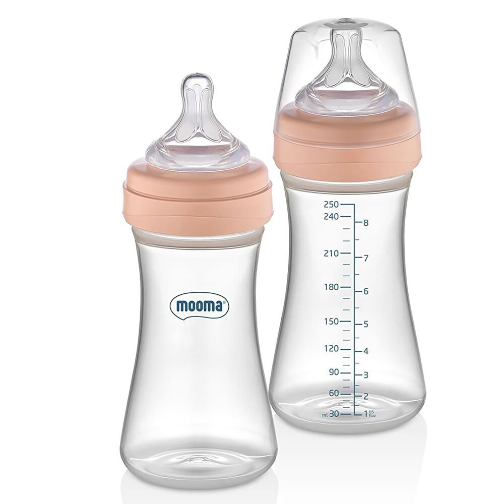 Kindy Biberon 250 ml 6-18 Ay Orta Akış Gül Kurusu