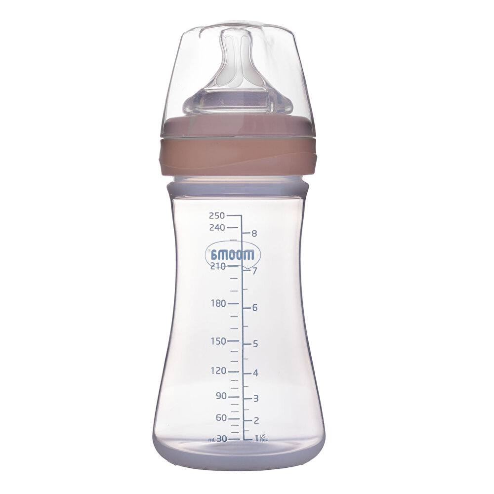 Kindy Biberon 250 ml 6-18 Ay Orta Akış Gül Kurusu