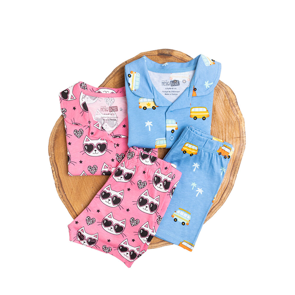 Kısa Kol Pijama Takımı