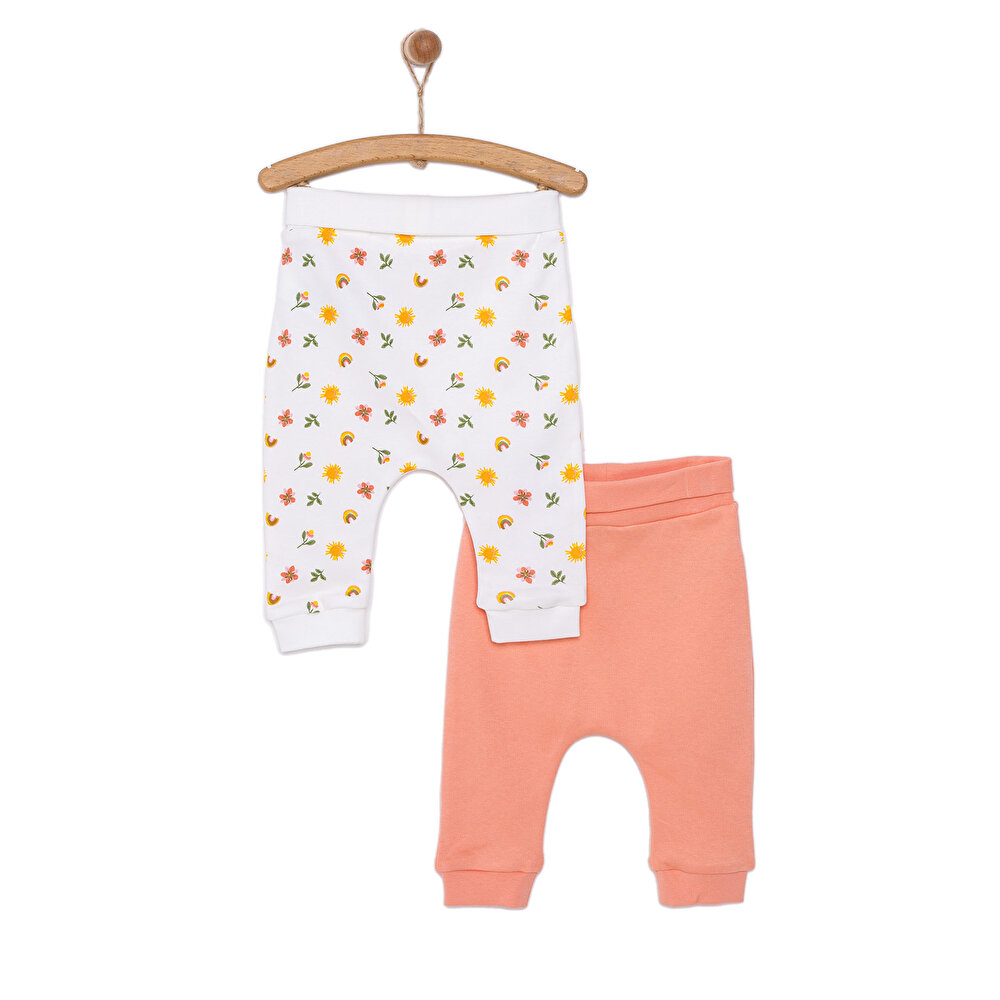 Kız Bebek 2'liYenidoğan Patiksiz Alt Ekru